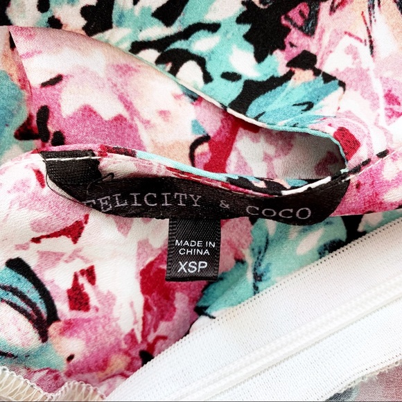 Felicity & Coco long floral retro dress size XSP - Picture 7 of 7